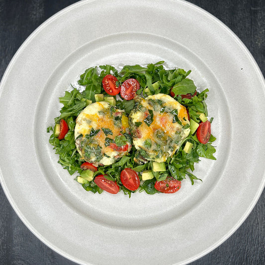 Sorella Spices Egg White Veggie Bites, using Veggie Blend Spice