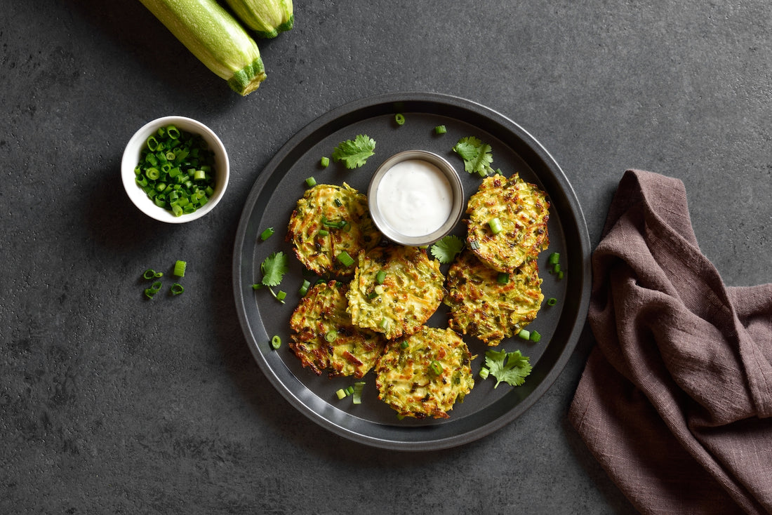 Airfryer Zucchini Polpette using Sorella Spices Italian Blend spice