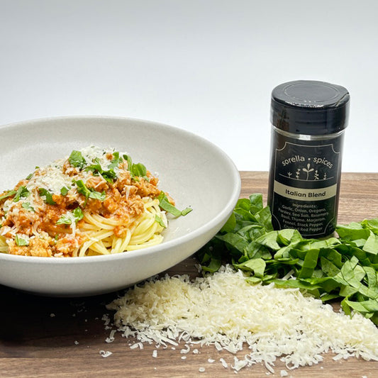 Sorella Spices Bolognese recipe, using Italian Blend Spice