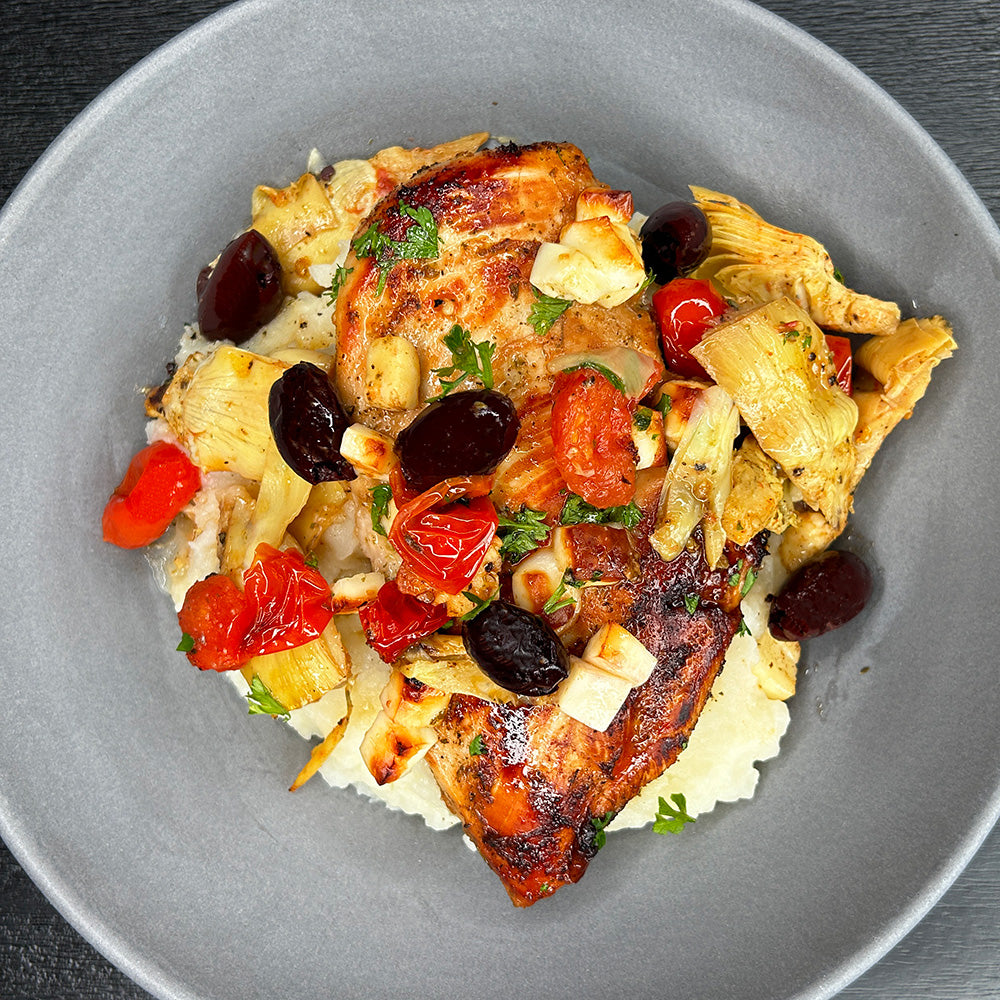 Mediterranean Style Chicken recipe using Sorella Spices Italian Blend Spice