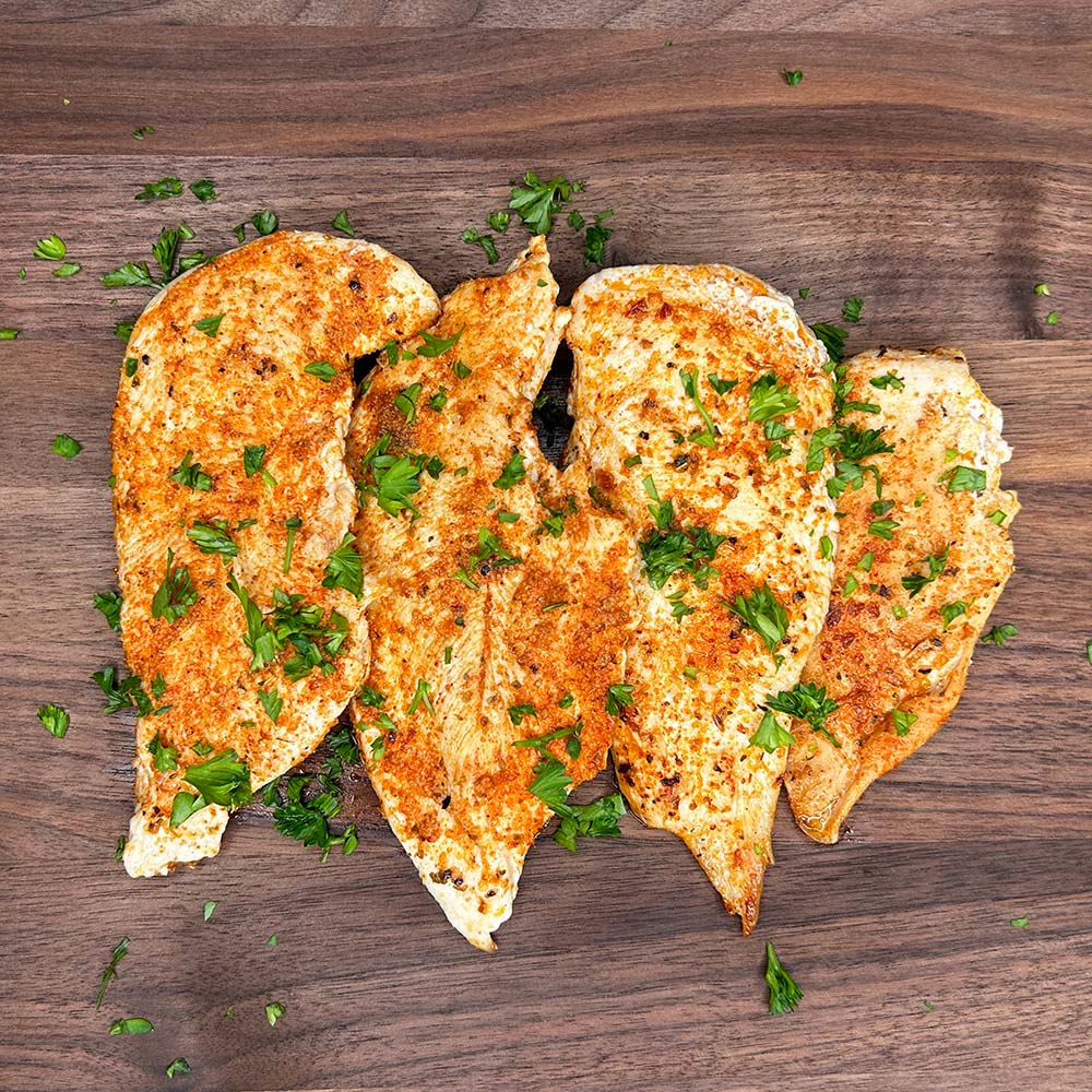 Quick Skillet Chicken uses Sorella Spices Everyday Blend Spice